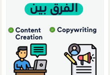 ما الفرق بين الـ Copywriting والـ Content Creation؟